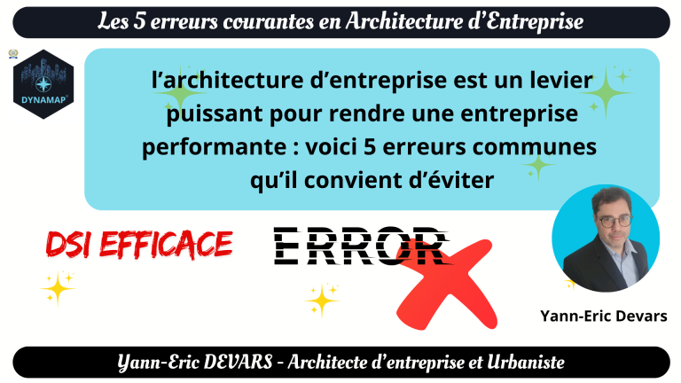 Les 5 erreurs en architecture d'entreprise